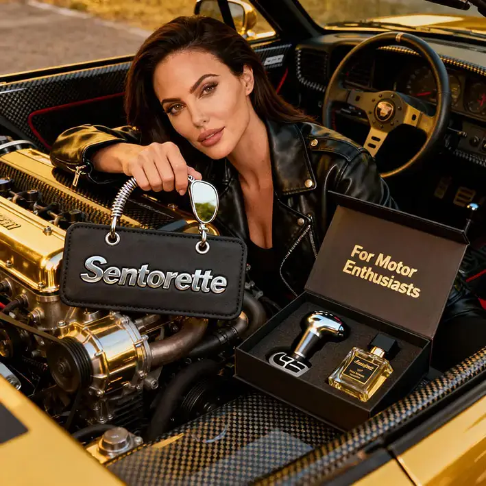 Cista donaria pro cultoribus motoriae – accessoria automobilia et profumator personalisatus pro eventibus, consociationibus et conventibus